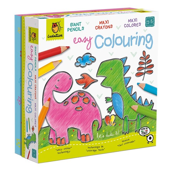 Crea Dudu First Colouring Maxi Colores LUDATTICA Imagen principal del producto