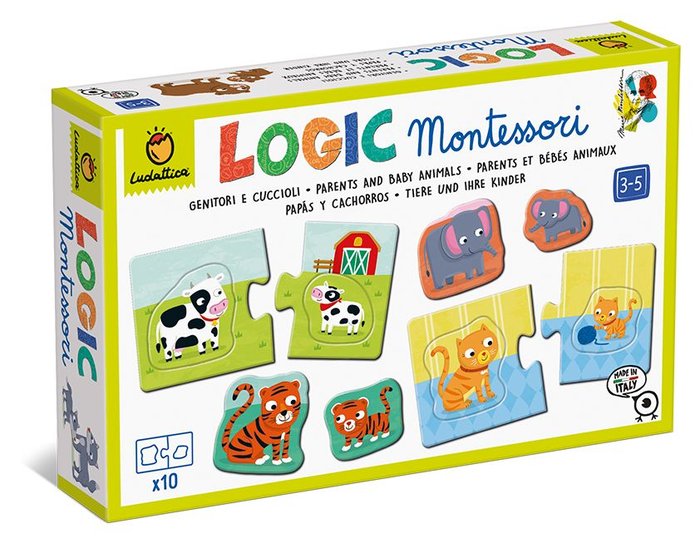 JUEGO LOGIC MONTESSORI - FAMILIAS | LUDATTICA | 1 UNIDAD | 8057158622525 Imagen principal del producto