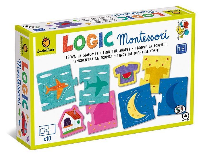 Logic Montessori Encuentra la Forma Ludattica Juego de Mesa Imagen principal del producto