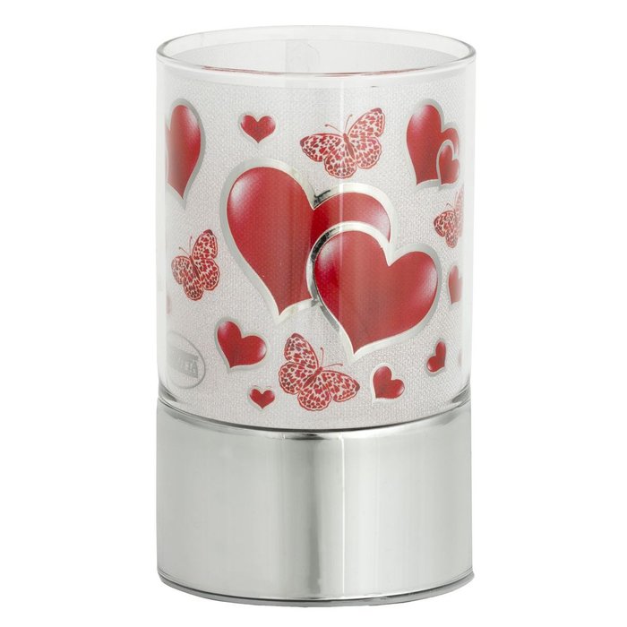 Lampara Cristal 9x15 Corazones y Mariposas Bagutta Imagen principal del producto