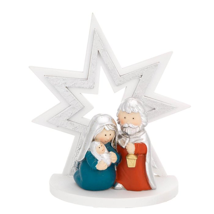 Figura Misterio Plateado 15 cm con Estrella y Caja Bagutta Imagen principal del producto