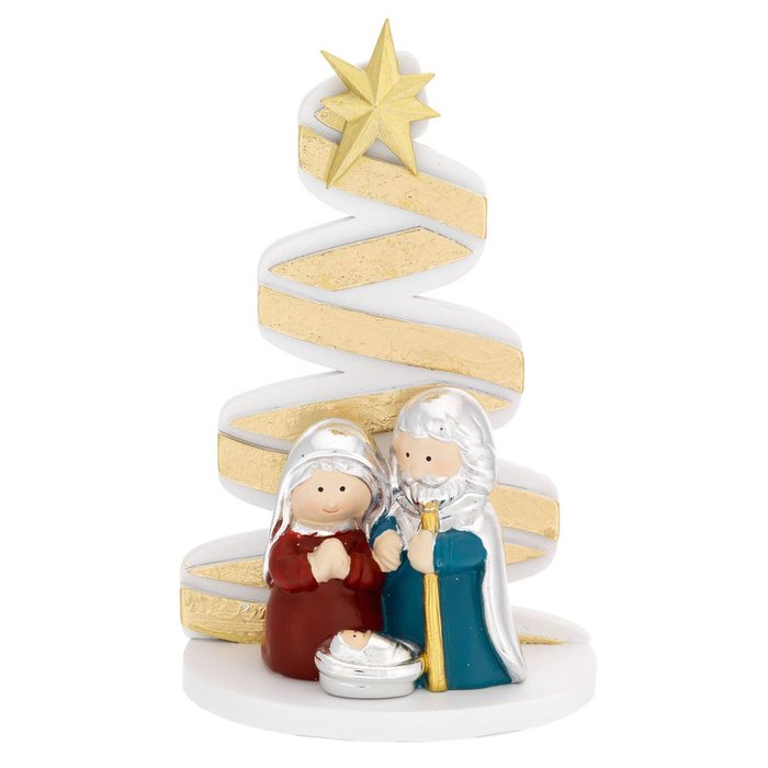 Figura Misterio Dorado 15 cm con Árbol y Caja Bagutta