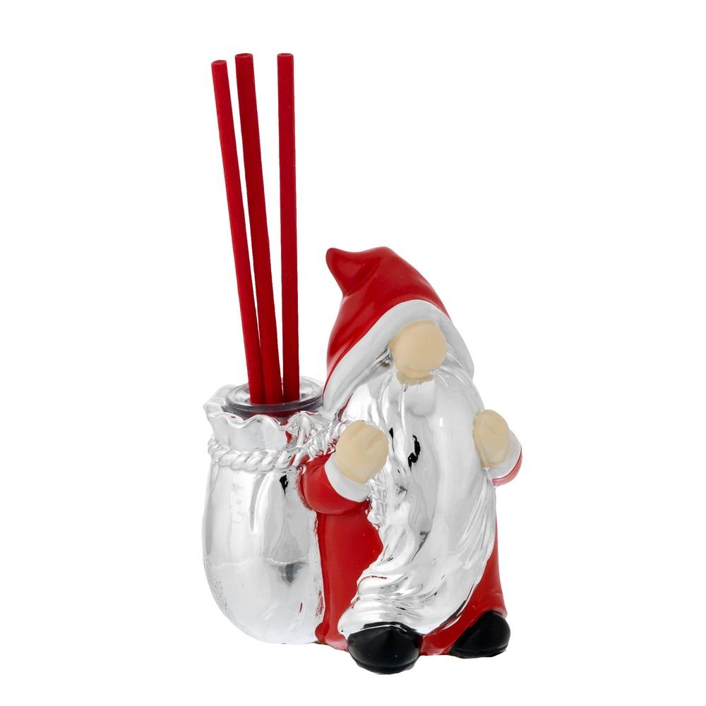 Figura Gnomo Navideño Rojo con Infusor y Caja Bagutta