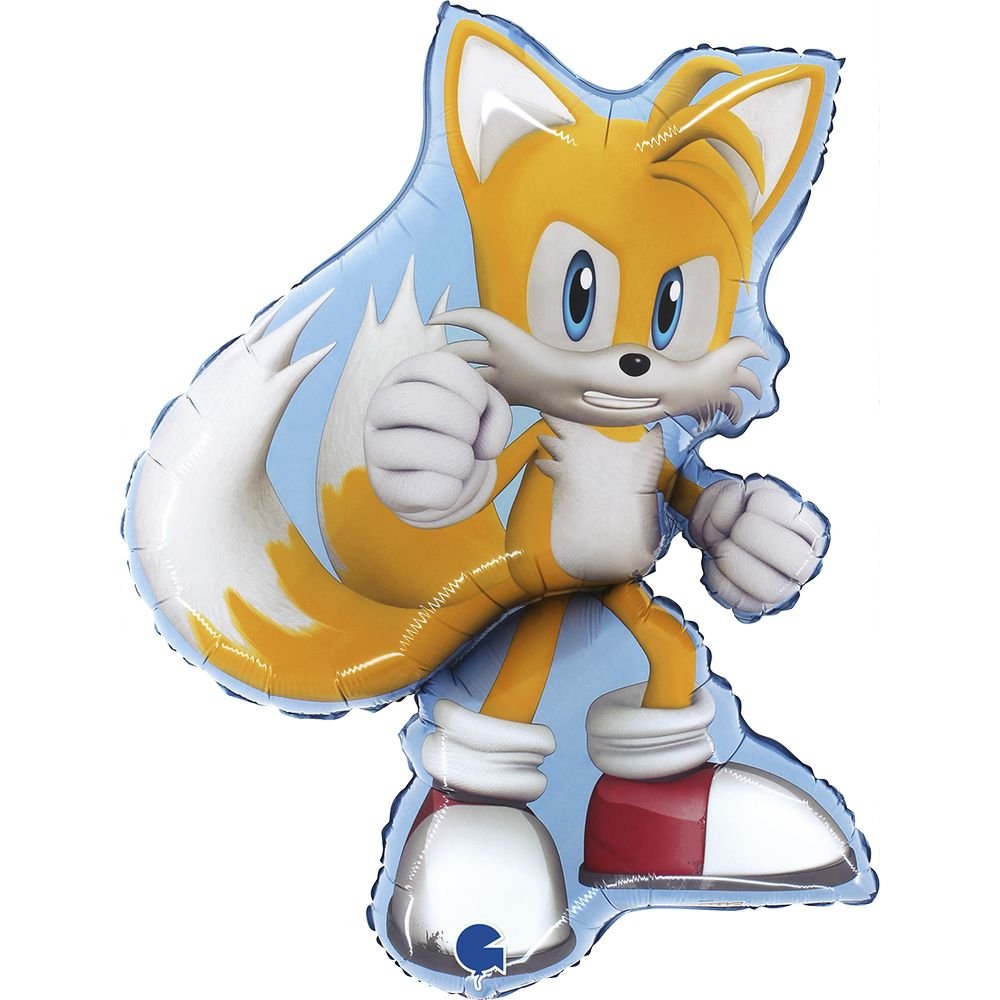 GLOBO SONIC TAILS 84 CM | GRABO BALLOONS | 1 UNIDAD | 8057680307372