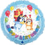 GLOBO R18 BLUEY FELIZ CUMPLEAÑOS 46 CM | GRABO BALLOONS | 1 UNIDAD | 8057680308607