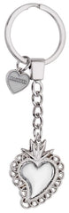 LLAVERO BAGUTTA CORAZON RELLENO PLATA CON ADORNO | BAGUTTA | 1 UNIDAD | 8058956700224