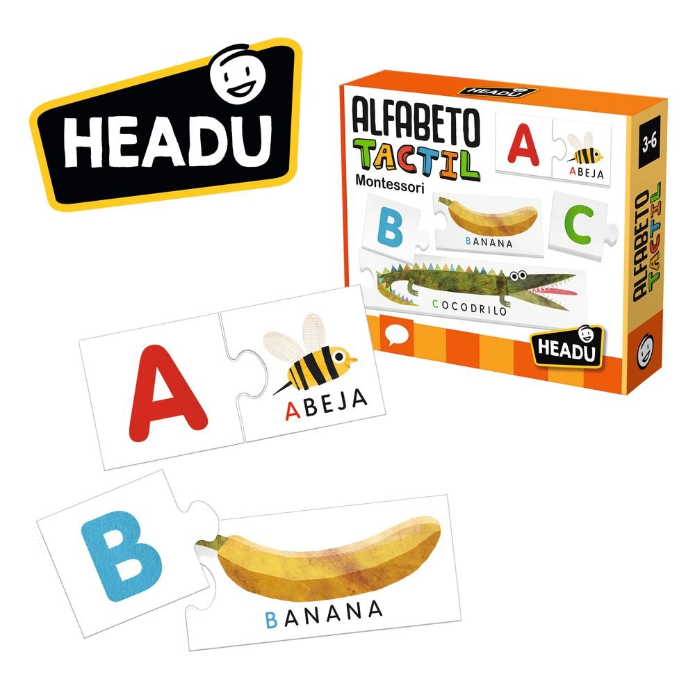 Juego Alfabeto Táctil Montessori HEADU Imagen principal del producto