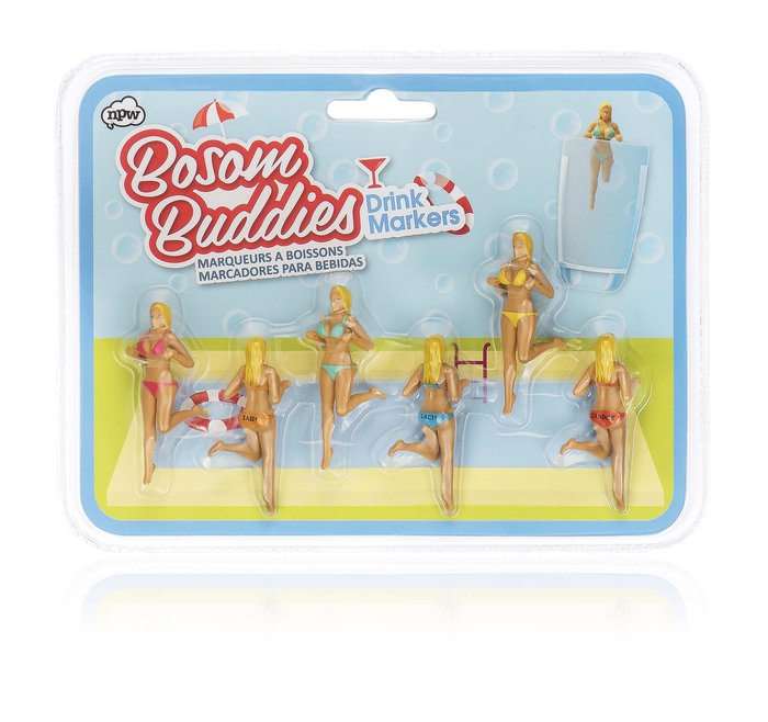FIGURITAS PARA BEBIDAS - CHICAS - MARCADOR VASO | MAGS BRANDS | 1 UNIDAD | 8100647733582