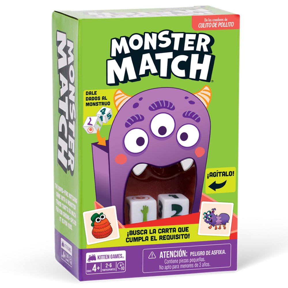 Juego de Cartas Monster Match ASMODEE JUEGOS