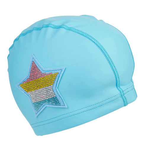 Gorro de Natación Blue Star Swim Cap Bling Imagen principal del producto