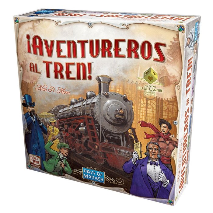 Juego Aventureros al Tren ASMODEE Juegos