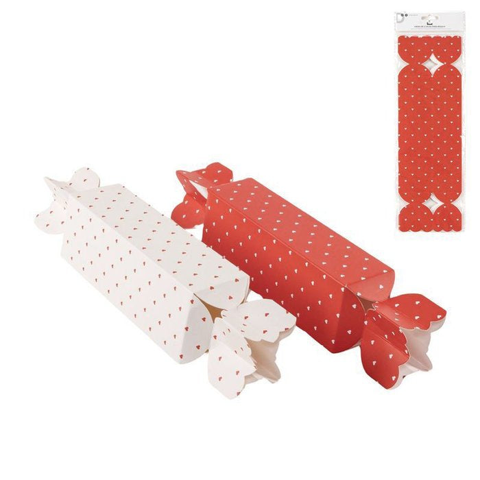 Juego de 3 Cajas en Forma Caramelo Amor DCASA Imagen principal del producto