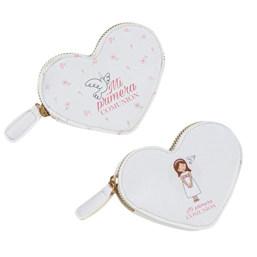 Expositor 6 Monederos Forma Corazón Comunión Niña DCASA Imagen principal del producto
