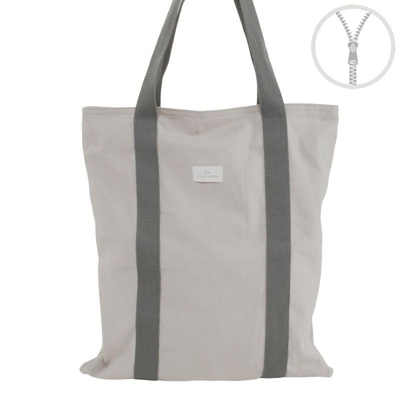 Bolsa de Tela Algodón Color Topo DCASA