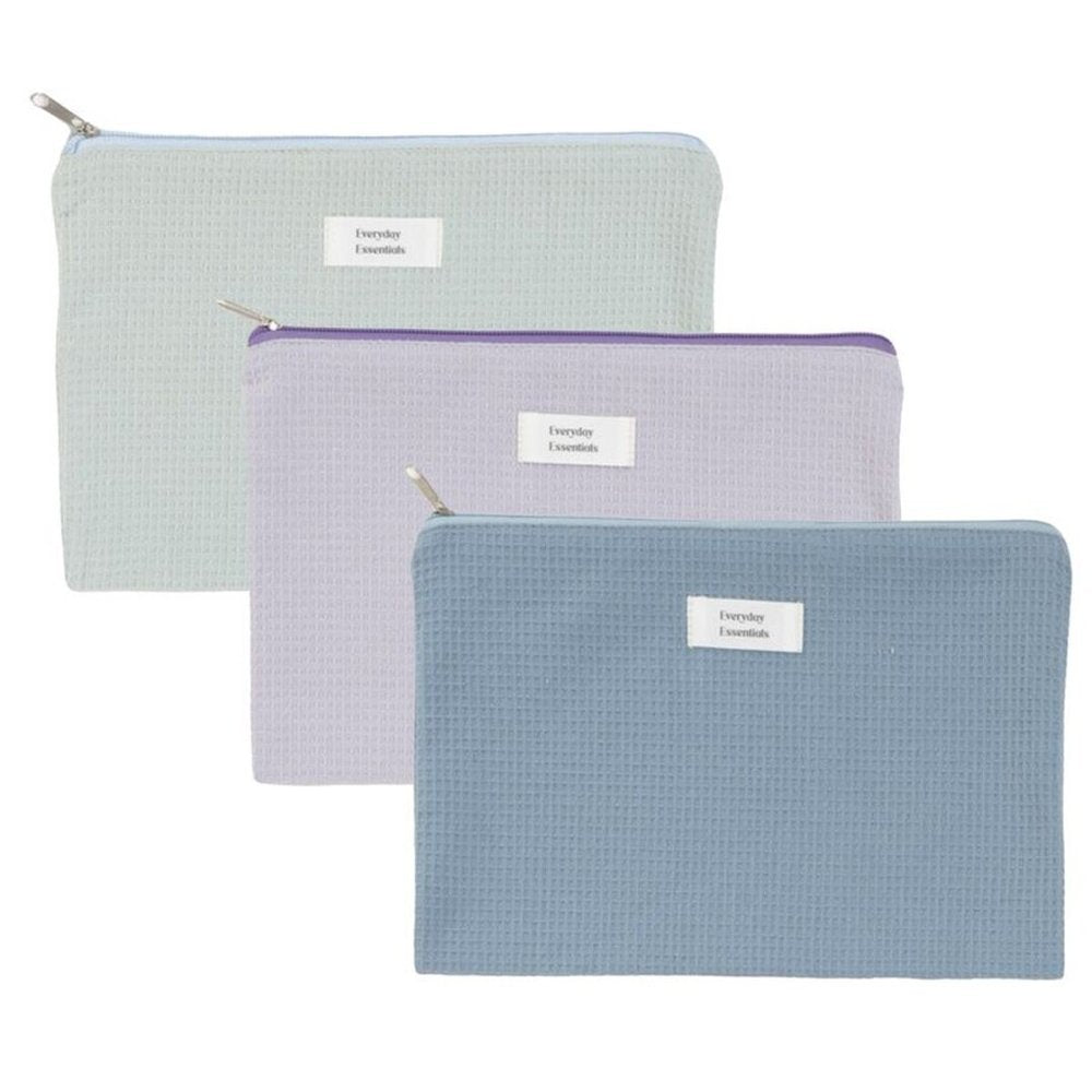 Neceser Plano Waffle Colores Surtidos DCASA Imagen principal del producto