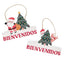 DECORACION PARA PUERTA O PARED PAPA NOEL | DCASA NAVIDAD | ENVASE 6 UDS. UNIDAD | 8410000217438