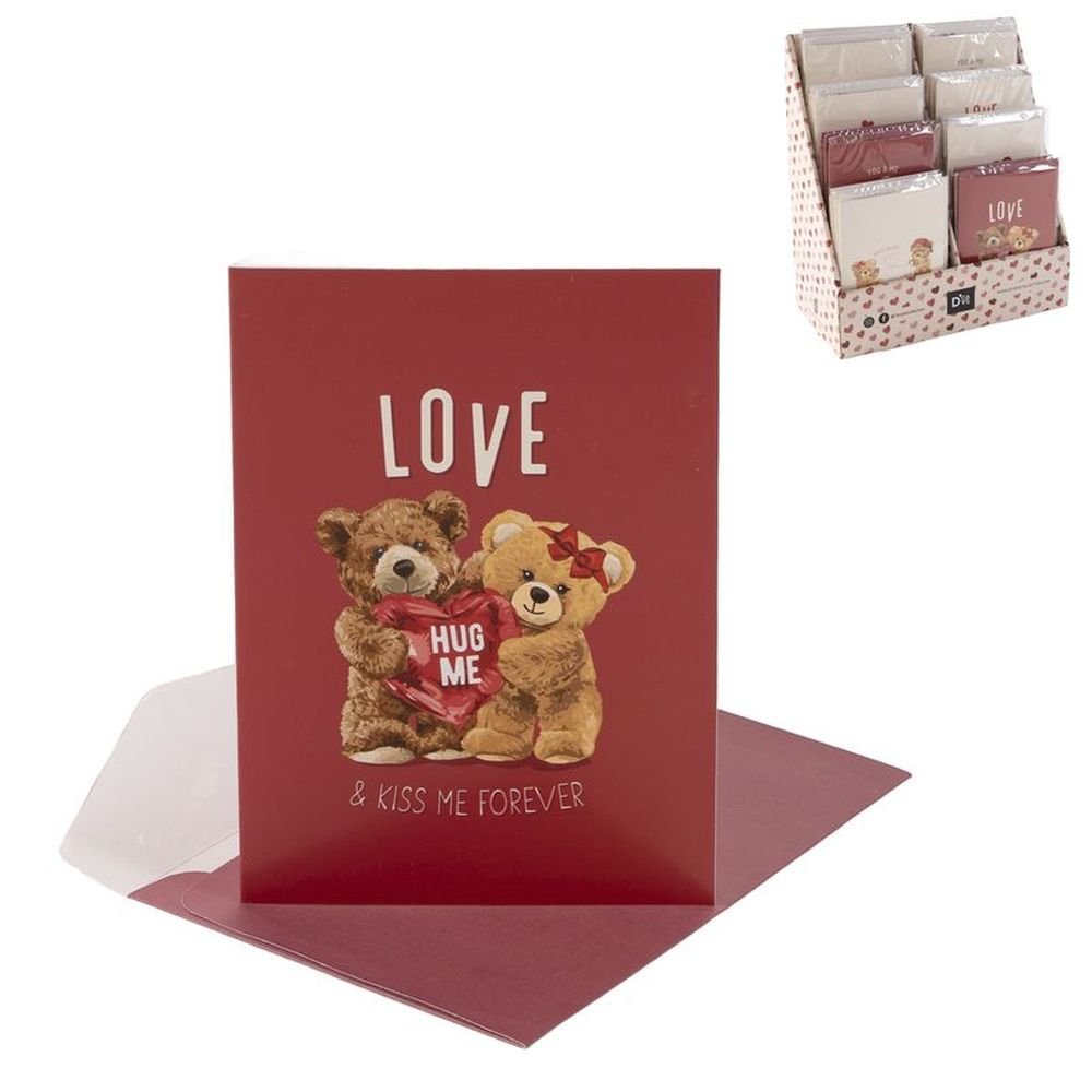 Expositor 120 Tarjetas con Sobre Love Surtidas DCASA Imagen principal del producto