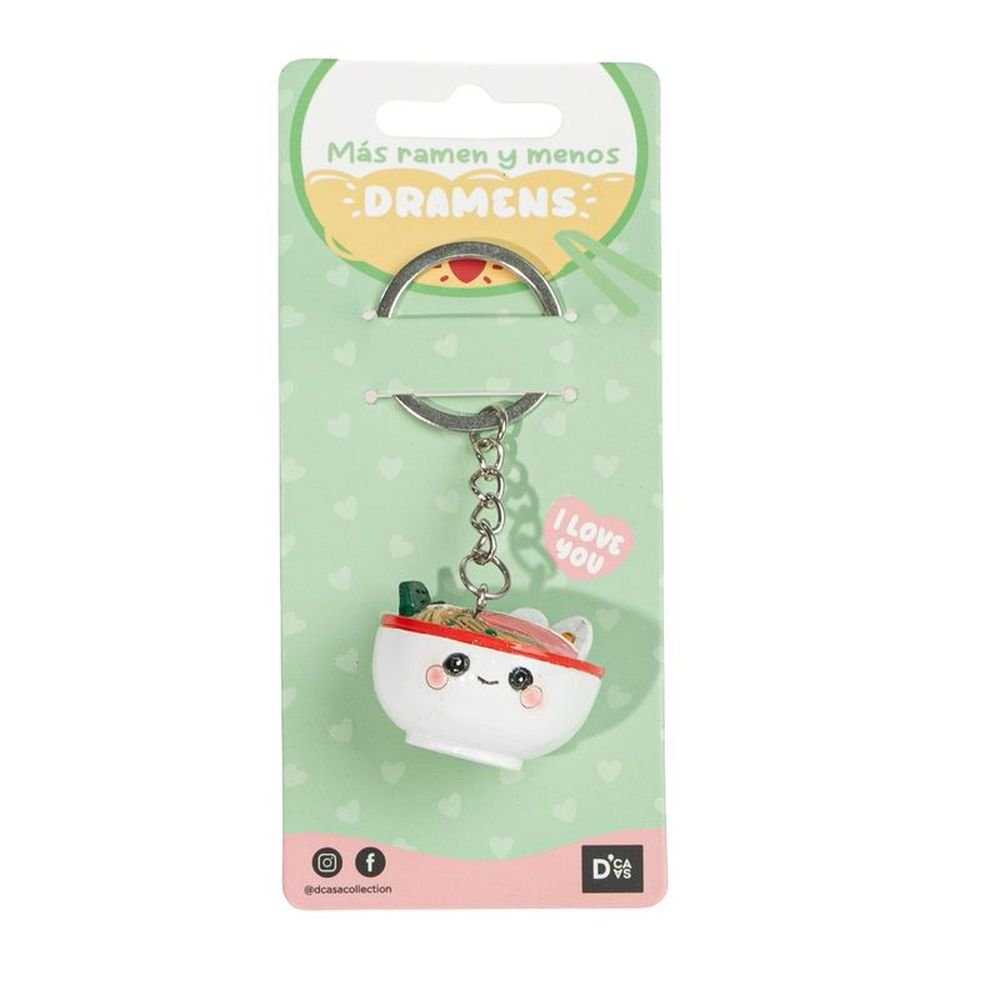 Llavero Fideos Udon DCASA Regalo de PoliResina Imagen principal del producto