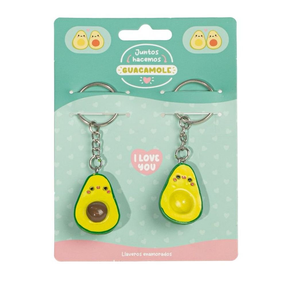 Juego de 2 Llaveros Aguacate DCASA