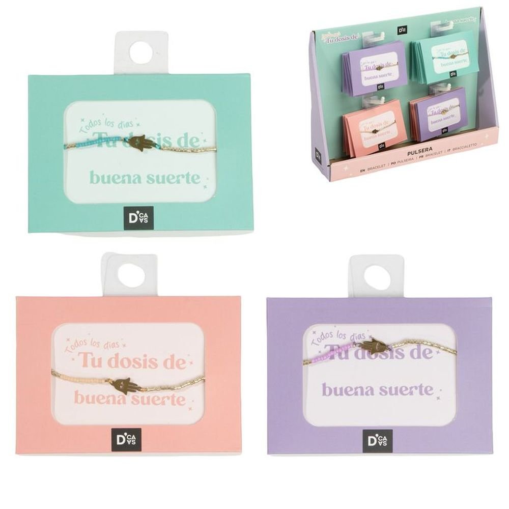 Expositor 24 Pulseras Mano de Fatima DCASA Pack 24