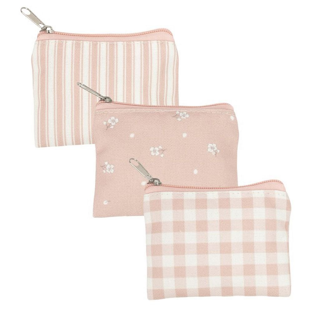 Monedero Bridget Rosa Maquillaje DCASA Pack 12