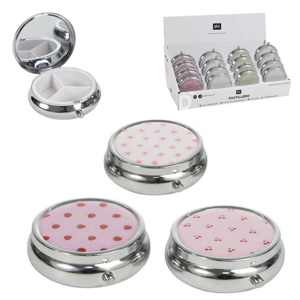 Expositor 12 Cajitas Pastillero 3 Dptos Coquette Surtidas DCASA Imagen principal del producto