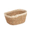 Cesta Rectangular Bicolor Natural Marca DCASA