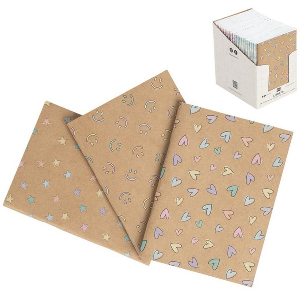 Expositor 24 libretas tapa blanda Craft surtido DCASA Imagen principal del producto