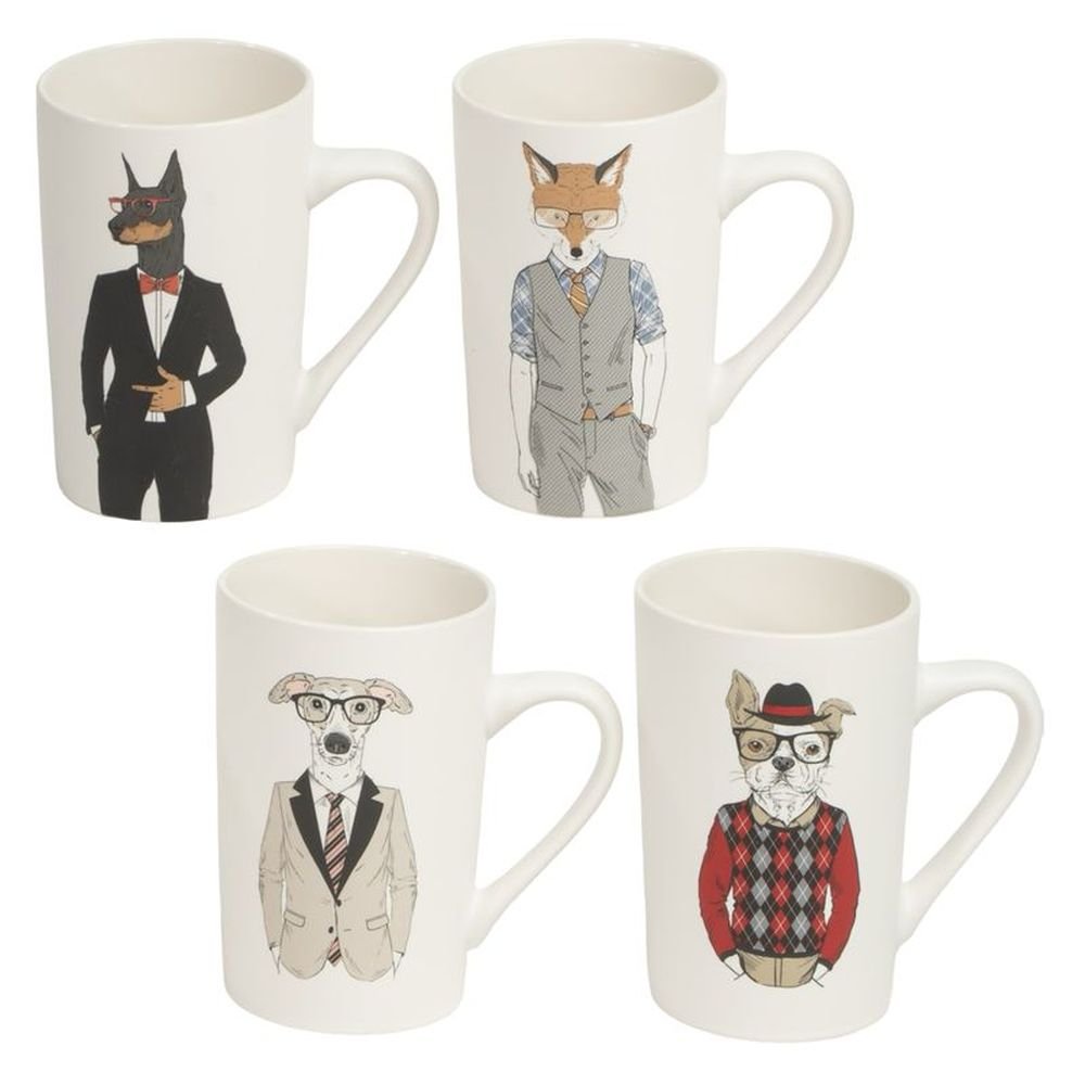 Taza 385 ml Perros Surtidas Marca Dcasa Imagen principal del producto