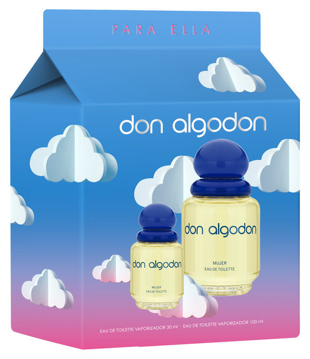 SET REGALO COLONIA MUJER 100ML + 30ML DON ALGODON ORIGINAL | DON ALGODON | 1 UNIDAD | 8410225552987