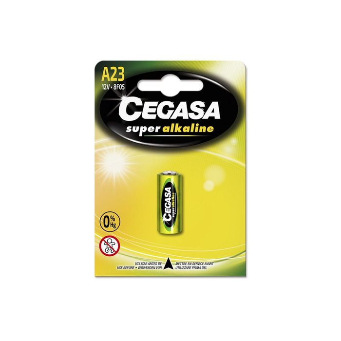 Blister Pila Cegasa Super Alc A23 8F05 12V