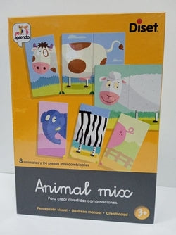 Juego de lenguaje animales Mix DISET para niños Imagen principal del producto