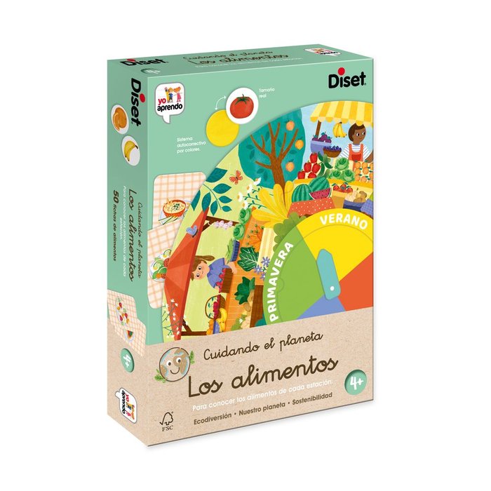 JUEGO EDUCATIVO CUIDANDO EL PLANETA ALIMENTOS DE PROXIMIDAD | DISET | 1 UNIDAD | 8410446001882