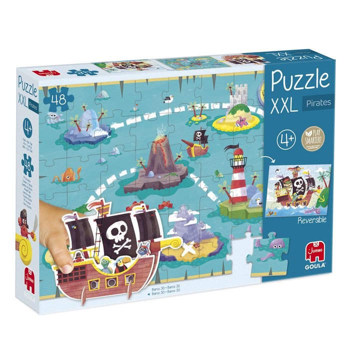 Juego de Mesa Puzzle XXL Piratas Goula