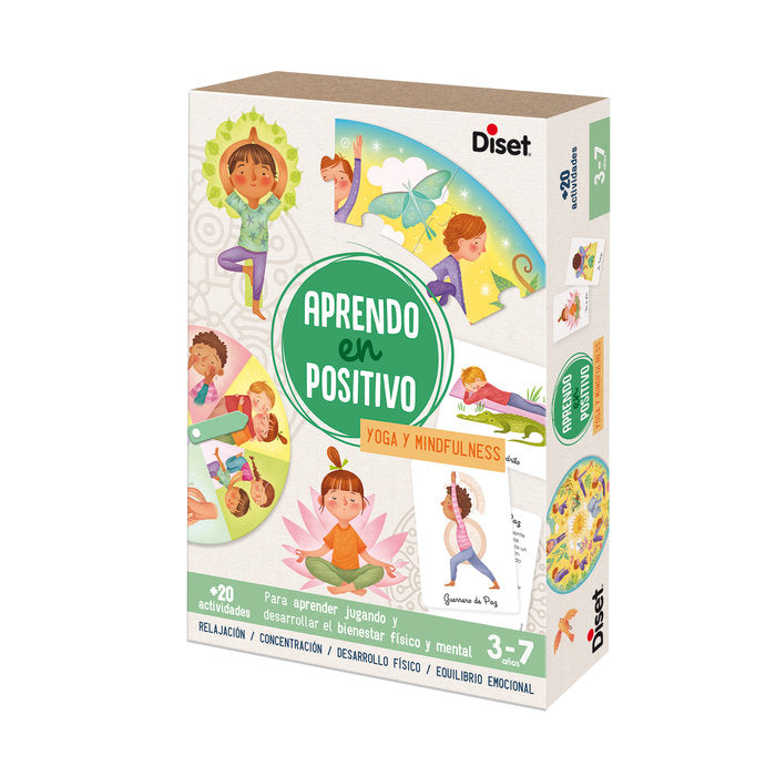 JUEGO APRENDO EN POSITIVO YOGA | DISET | 1 UNIDAD | 8410446412053