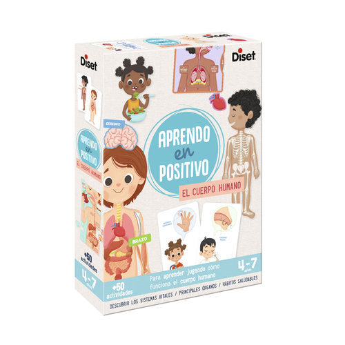 JUEGO APRENDO EN POSITIVO EL CUERPO HUMANO | DISET | 1 UNIDAD | 8410446412107