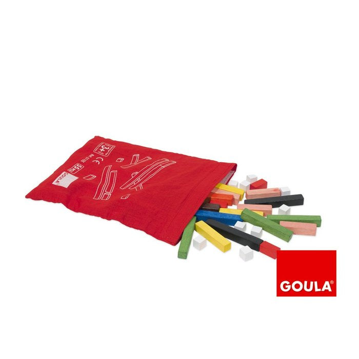 JUEGO EDUCATIVO REGLETAS 10X10 BOLSA | GOULA | 1 UNIDAD | 8410446511053