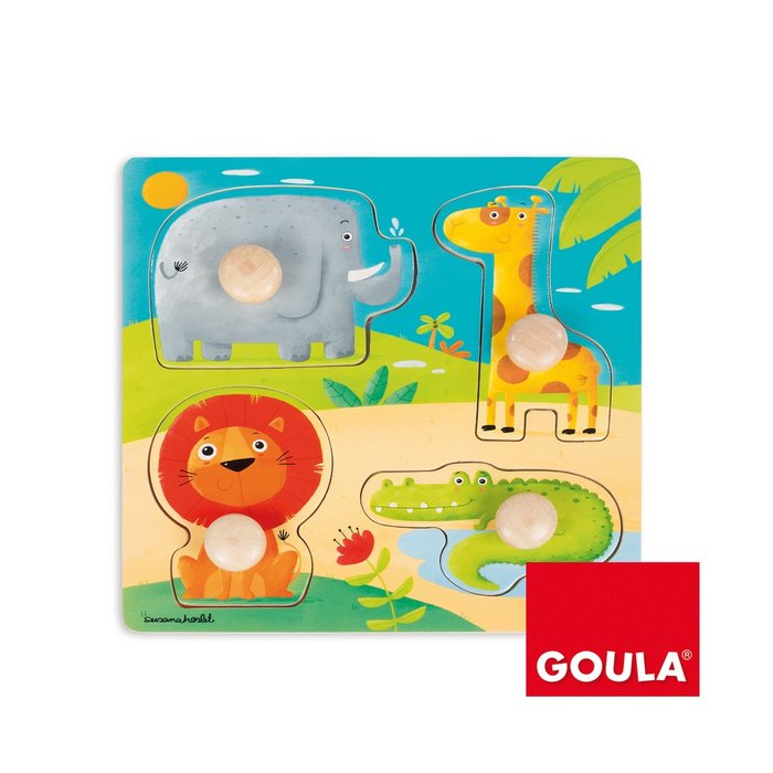 PUZZLE ANIMALES SELVA | GOULA | 1 UNIDAD | 8410446530047