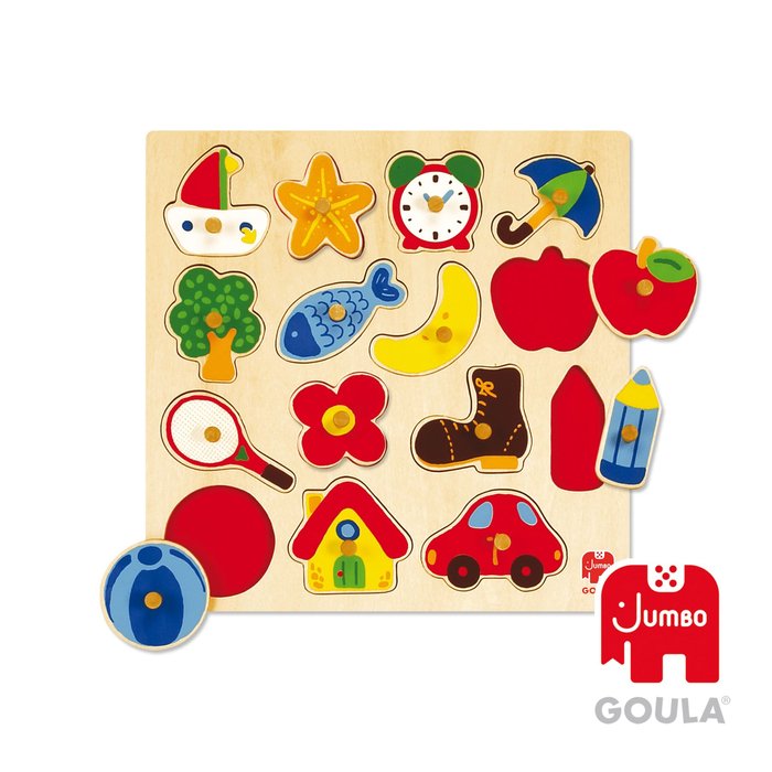 JUEGO PUZZLE SILUETAS | GOULA | 1 UNIDAD | 8410446530238