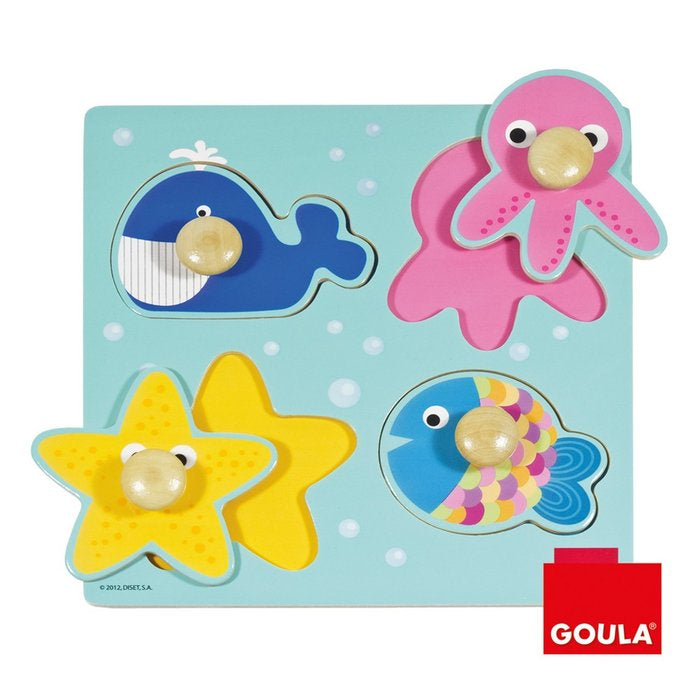 PUZZLE MAR 4 PIEZAS | GOULA | 1 UNIDAD | 8410446531174