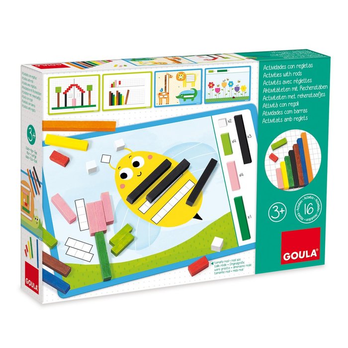 JUEGO DE MESA REGLETAS | GOULA | 1 UNIDAD | 8410446531570