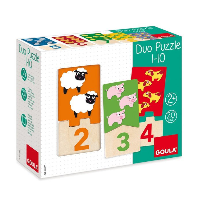 Puzzle duo 1-10 Goula