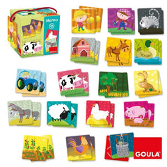 JUEGO DE MESA MEMO GRANJA | GOULA | 1 UNIDAD | 8410446534144