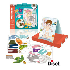 JUEGO EDUCATIVO MAGNETICS VESTIR NIÑO-NIÑA | DISET | 1 UNIDAD | 8410446632468