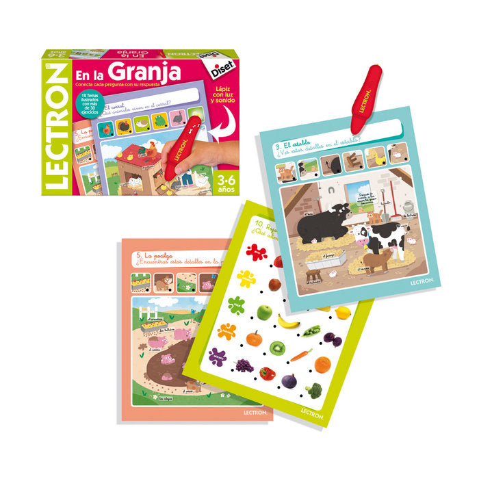 Lectron en la Granja, juego de mesa magnético DISET para niños 3-6 años Imagen principal del producto