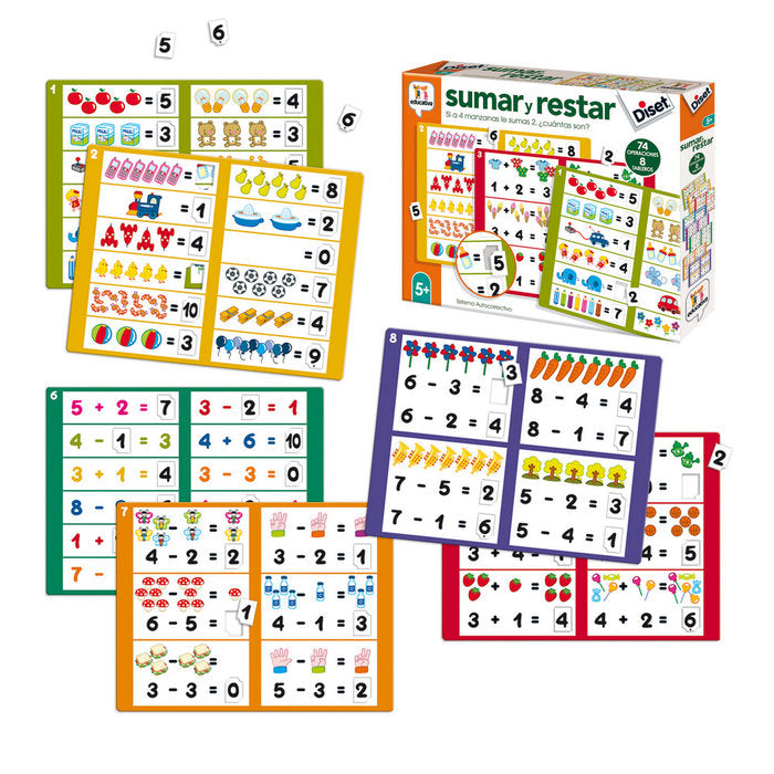 JUEGO EDUCATIVO SUMAR Y RESTAR | DISET | 1 UNIDAD | 8410446689547