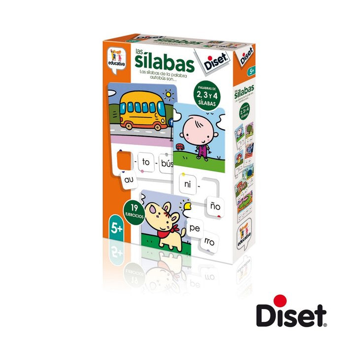 JUEGO EDUCATIVO LAS SILABAS | DISET | 1 UNIDAD | 8410446689622