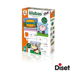 JUEGO EDUCATIVO LAS SILABAS | DISET | 1 UNIDAD | 8410446689622