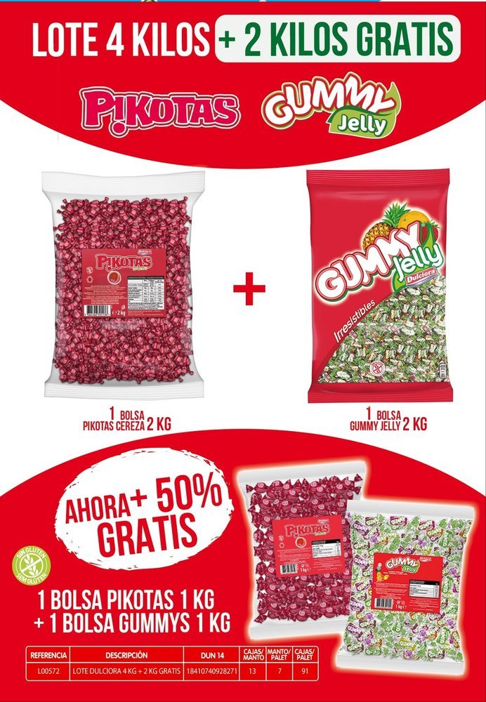 Lote Dulciora 4 kg + 2 kg gratis LACASA Imagen principal del producto