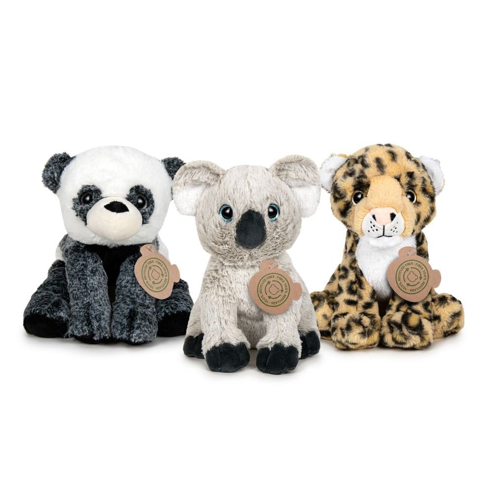 Expositor 6 Peluches Animales Peligro Extinción Famosa Softies Imagen principal del producto
